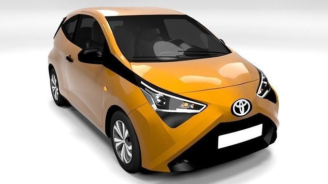TOYOTA AYGO 3 DOOR Low-poly 3D model