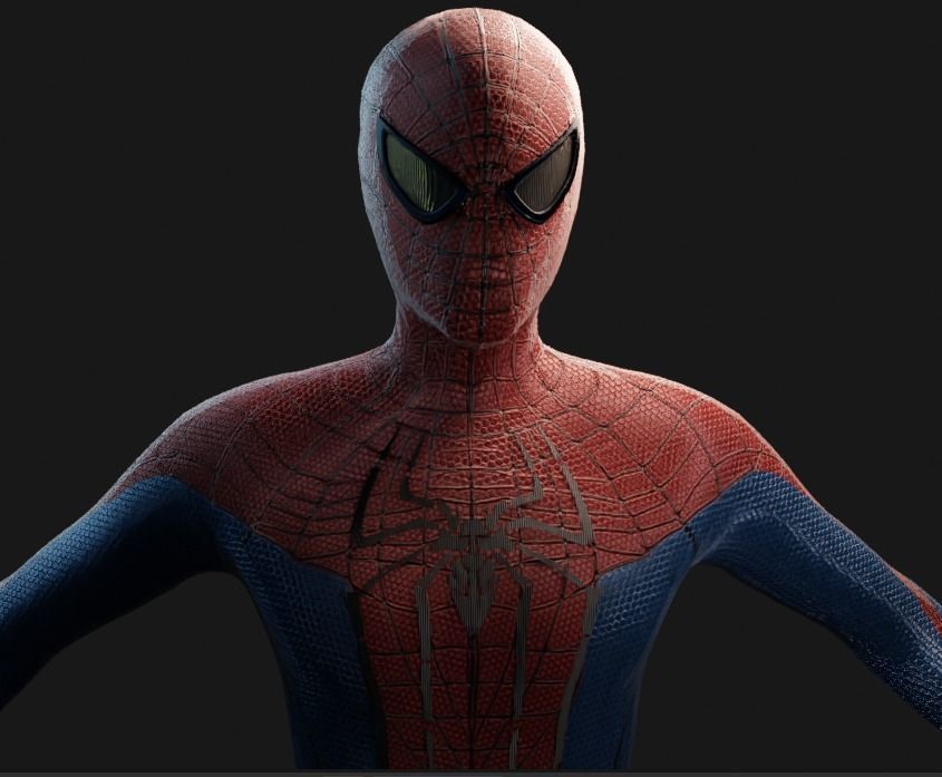 The Amazing Spider-man 1 3D Model Low-poly 3D model_2