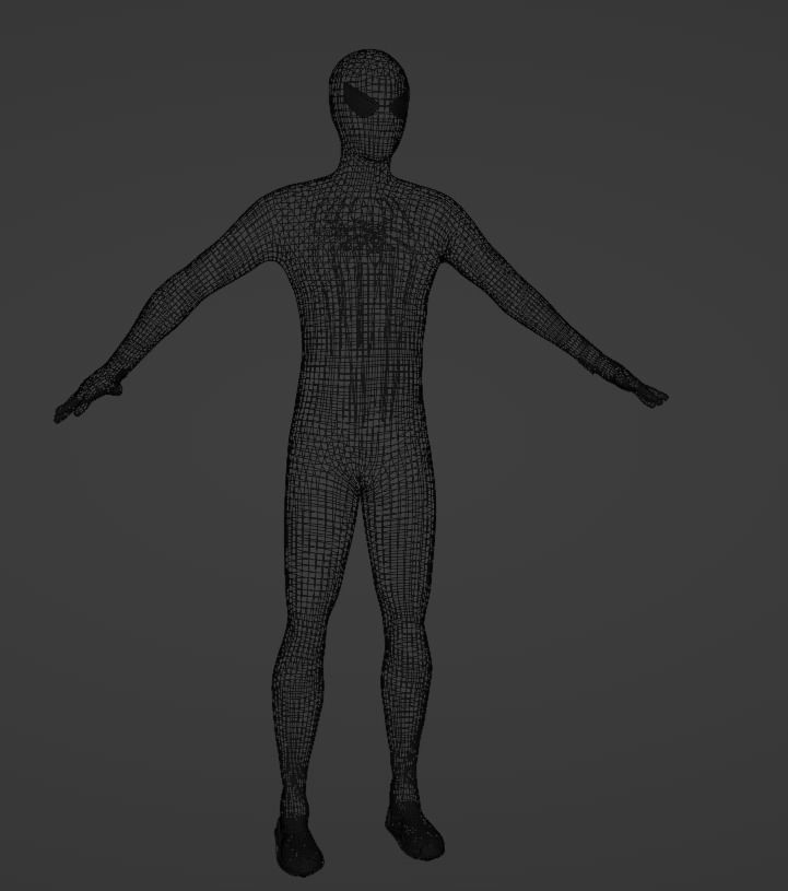 The Amazing Spider-man 1 3D Model Low-poly 3D model_5