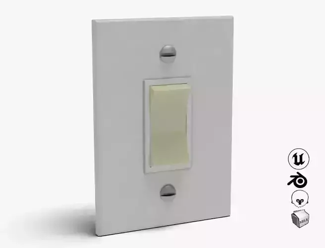 Phosphorescent Light Switch