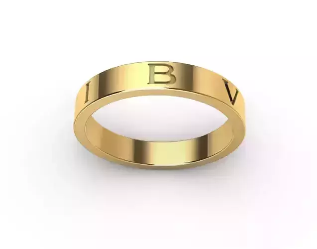 bulgari ring new collection 3d print model Free 3D print model