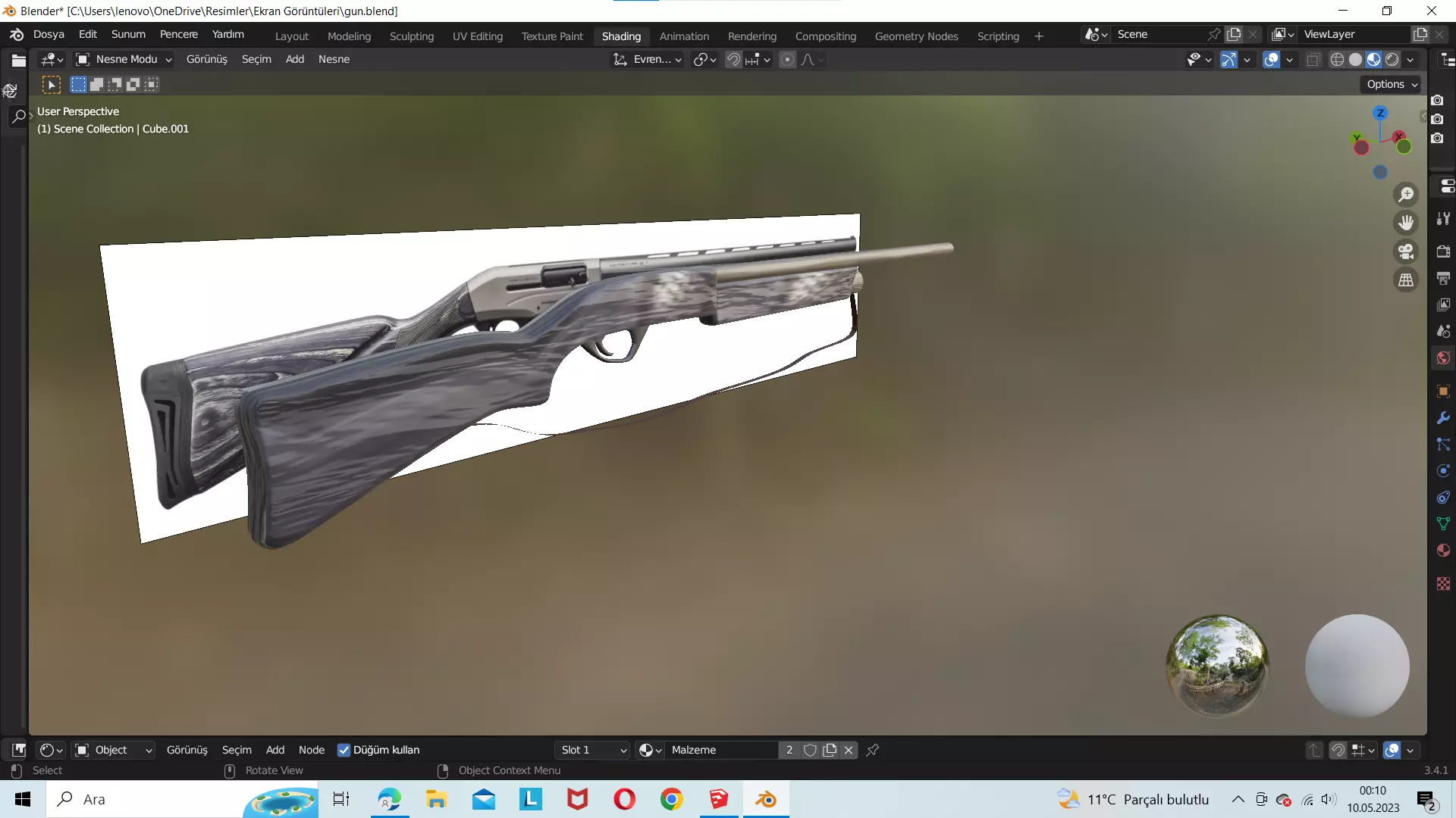 GRANDFA SHOTGUN 3D model