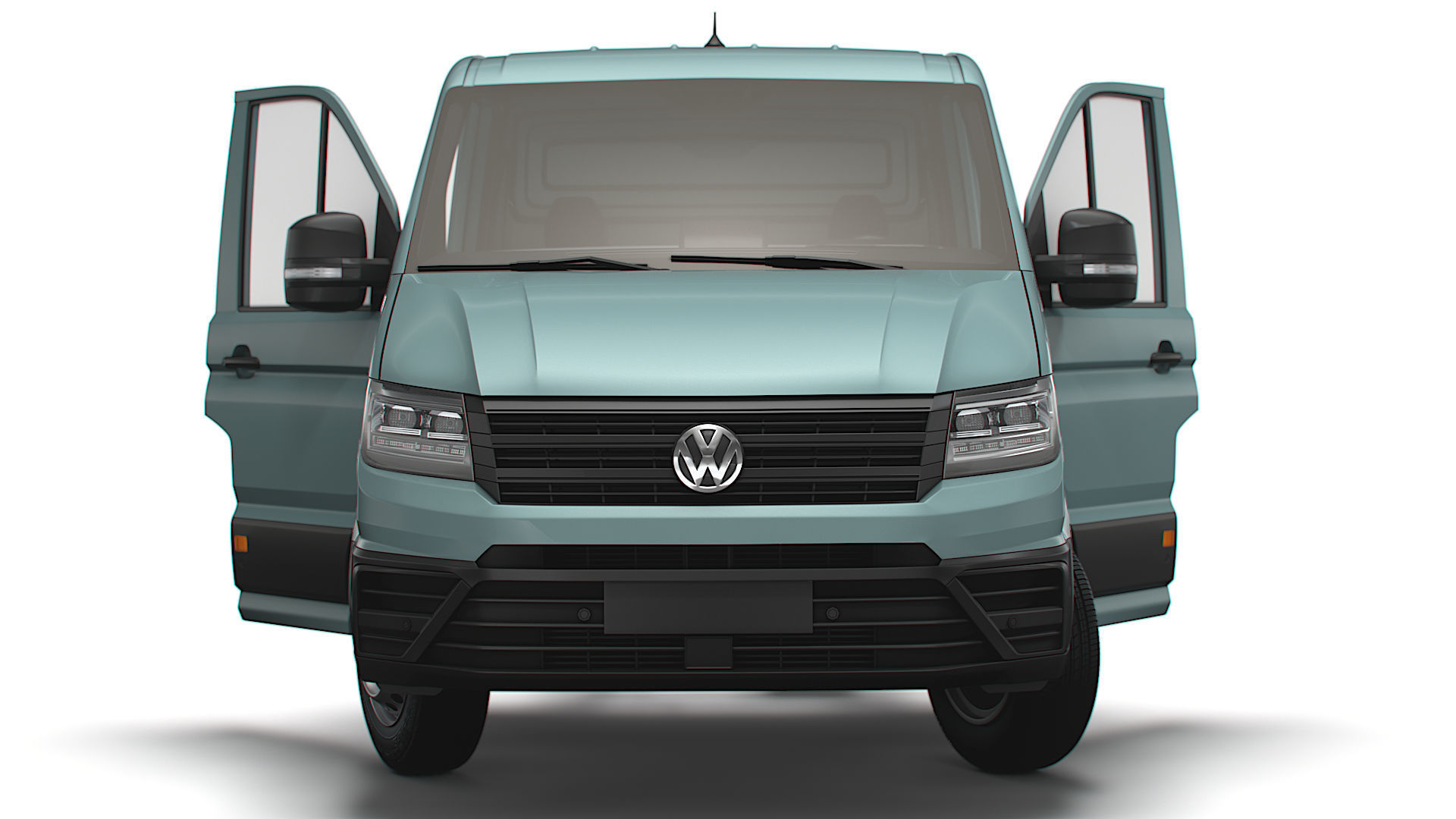 VW Crafter Chassis SingleCab L2 HQInterior 2023 3D model_6