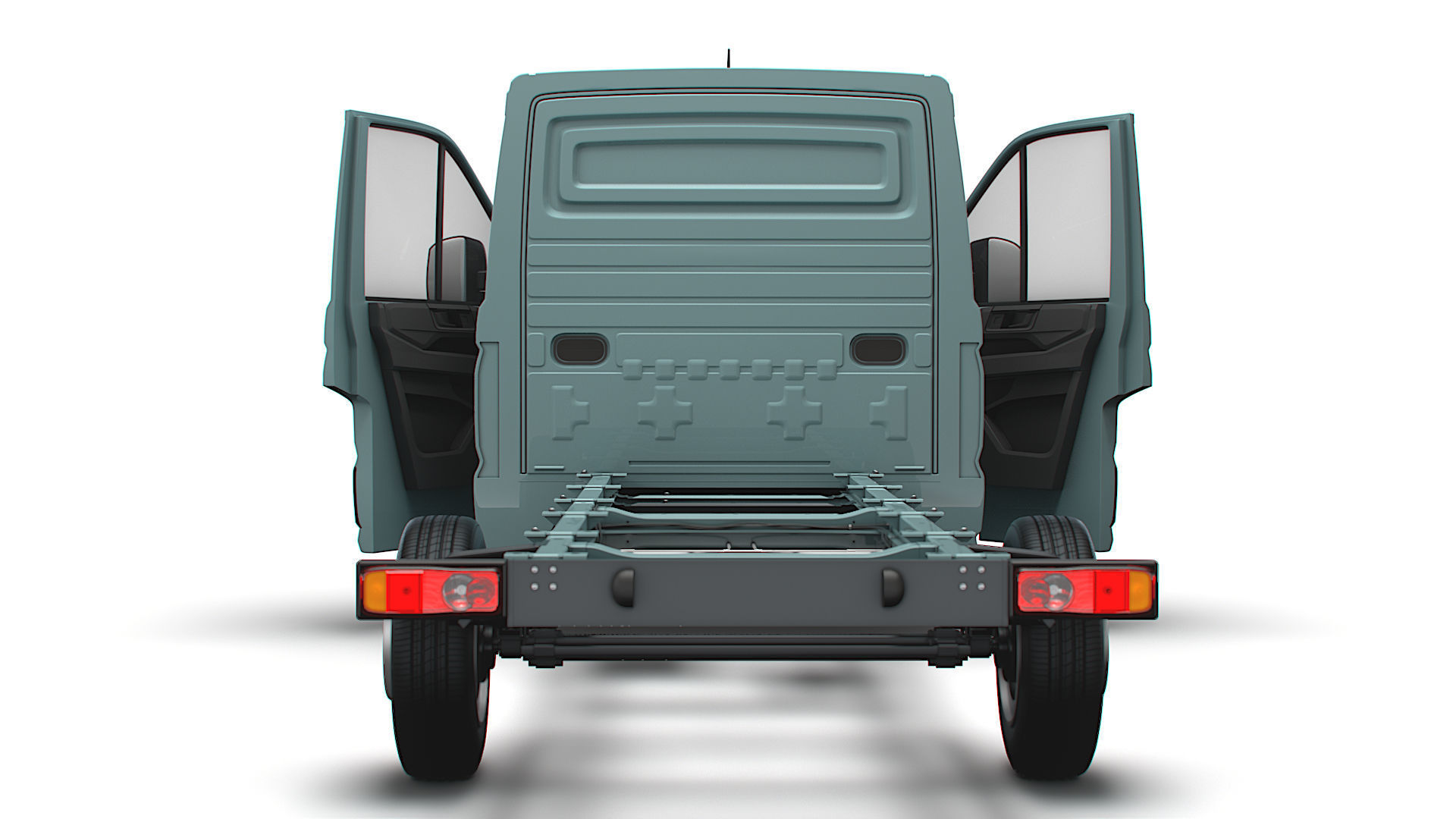 VW Crafter Chassis SingleCab L2 HQInterior 2023 3D model_10