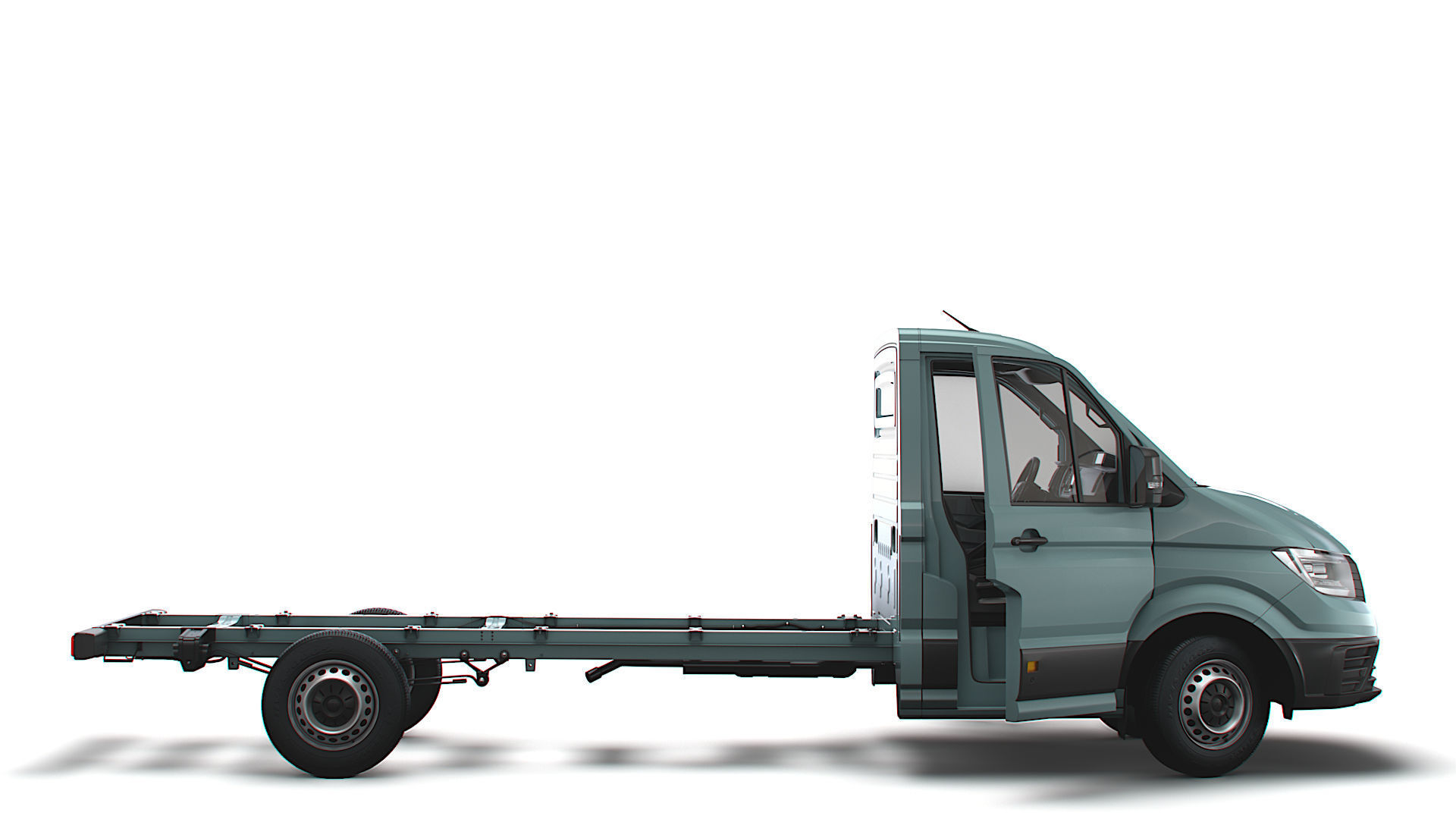 VW Crafter Chassis SingleCab L2 HQInterior 2023 3D model_2