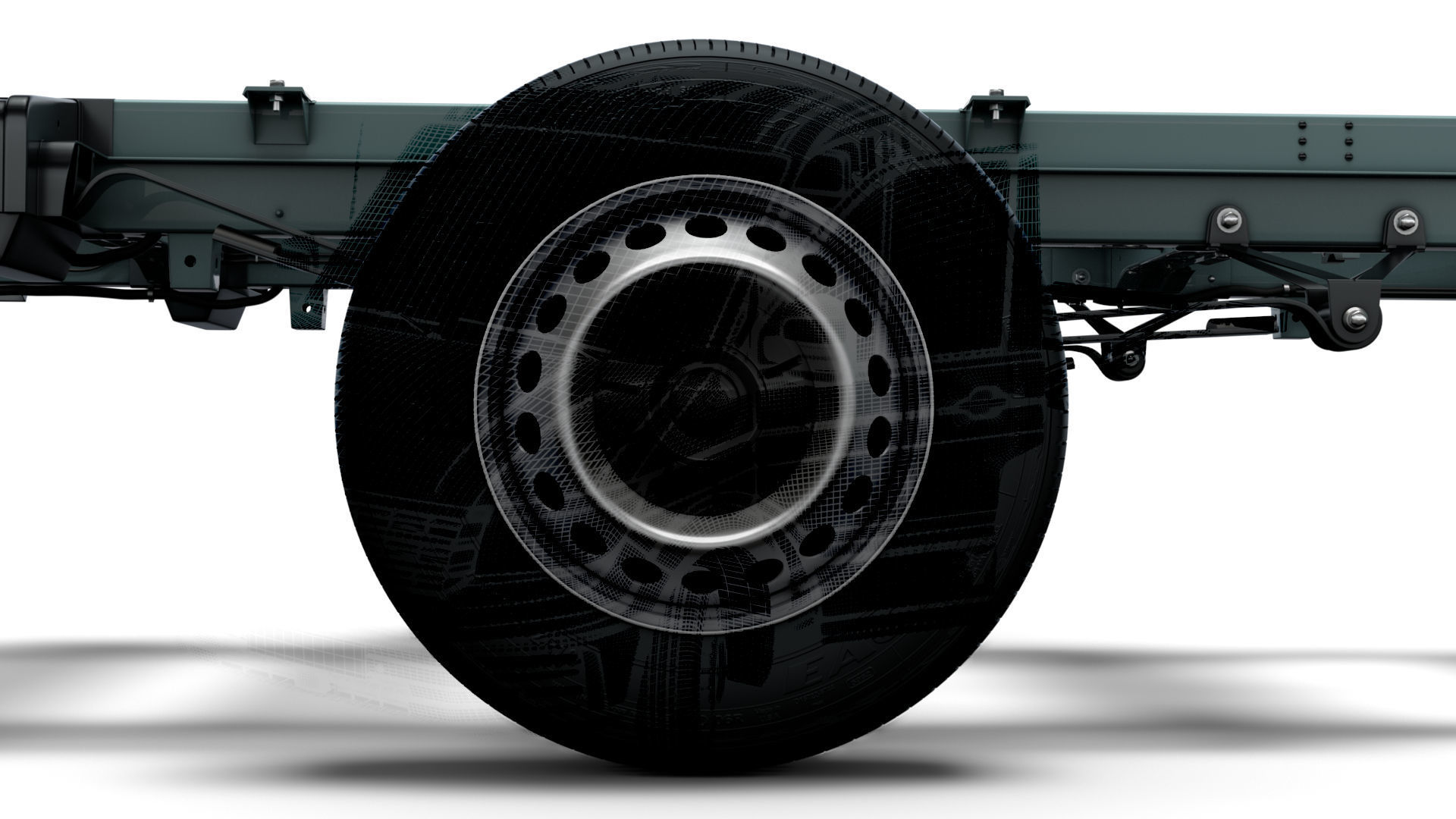 VW Crafter Chassis SingleCab L2 HQInterior 2023 3D model_21