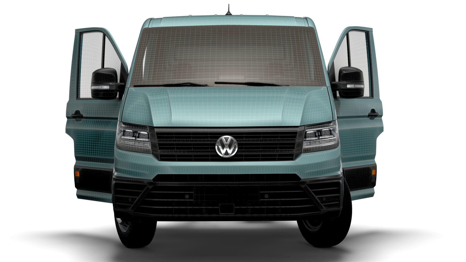VW Crafter Chassis SingleCab L2 HQInterior 2023 3D model_18