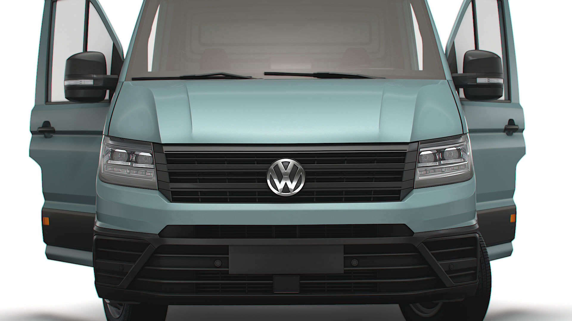 VW Crafter Chassis SingleCab L2 HQInterior 2023 3D model_7