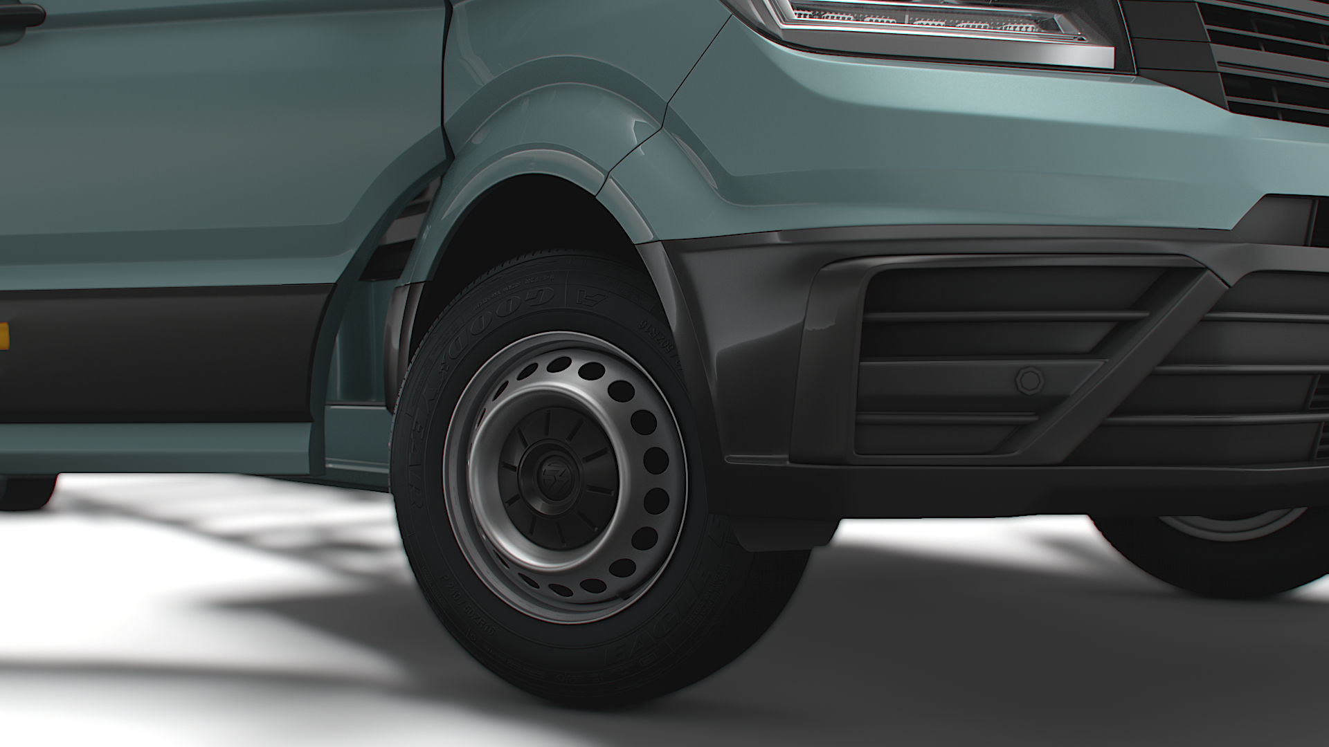 VW Crafter Chassis SingleCab L2 HQInterior 2023 3D model_5