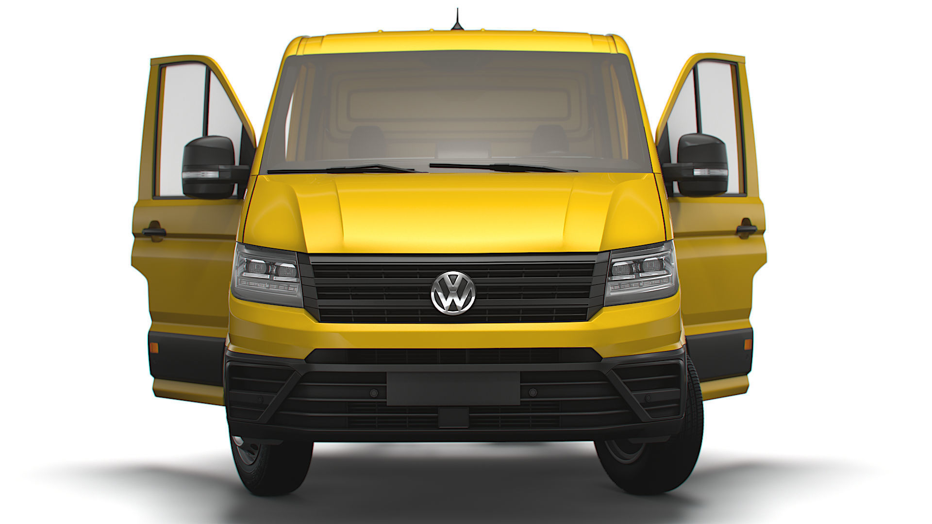 VW Crafter Chassis SingleCab L3 HQInterior 2023 3D model_6