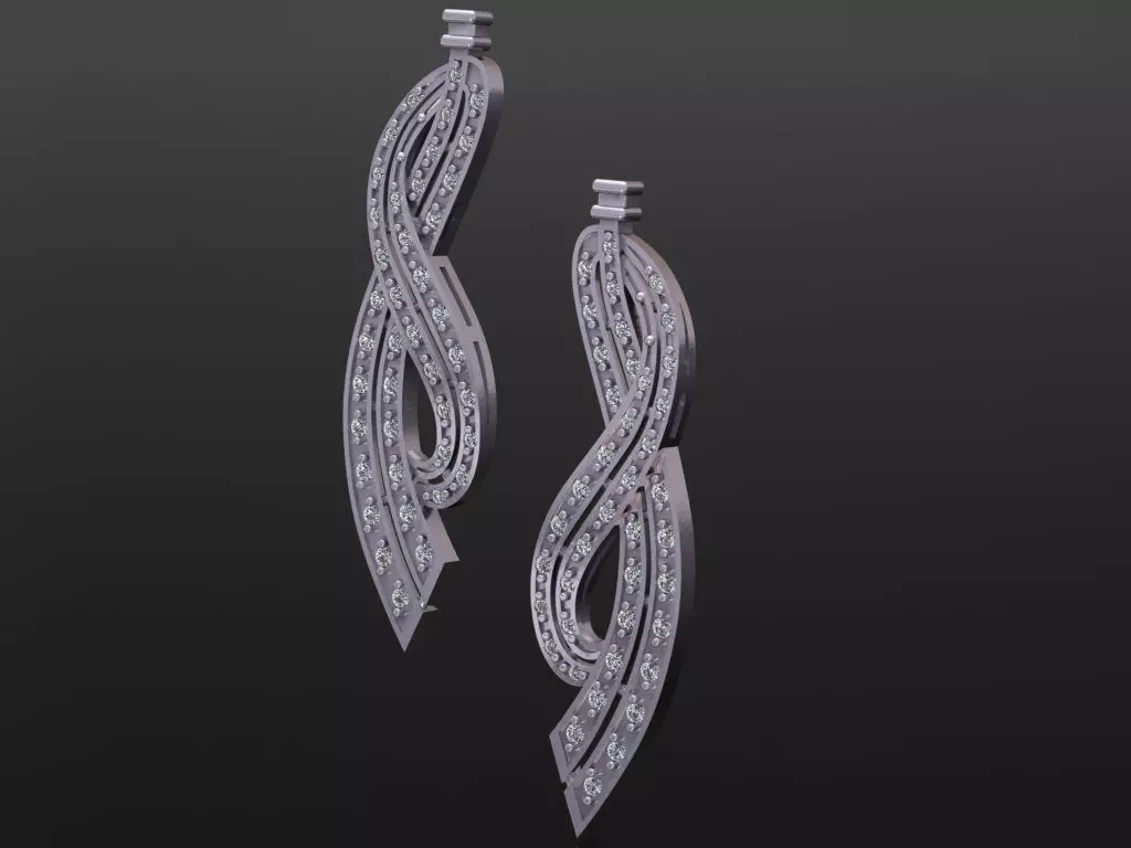 Stud Long Earing Free 3D print model