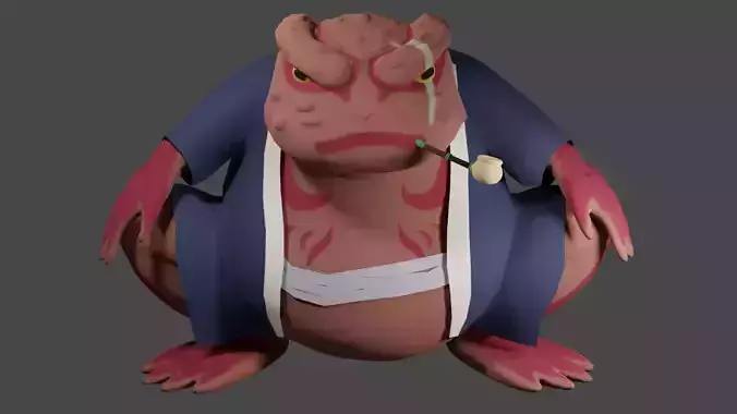 Naruto Gamabunta Character