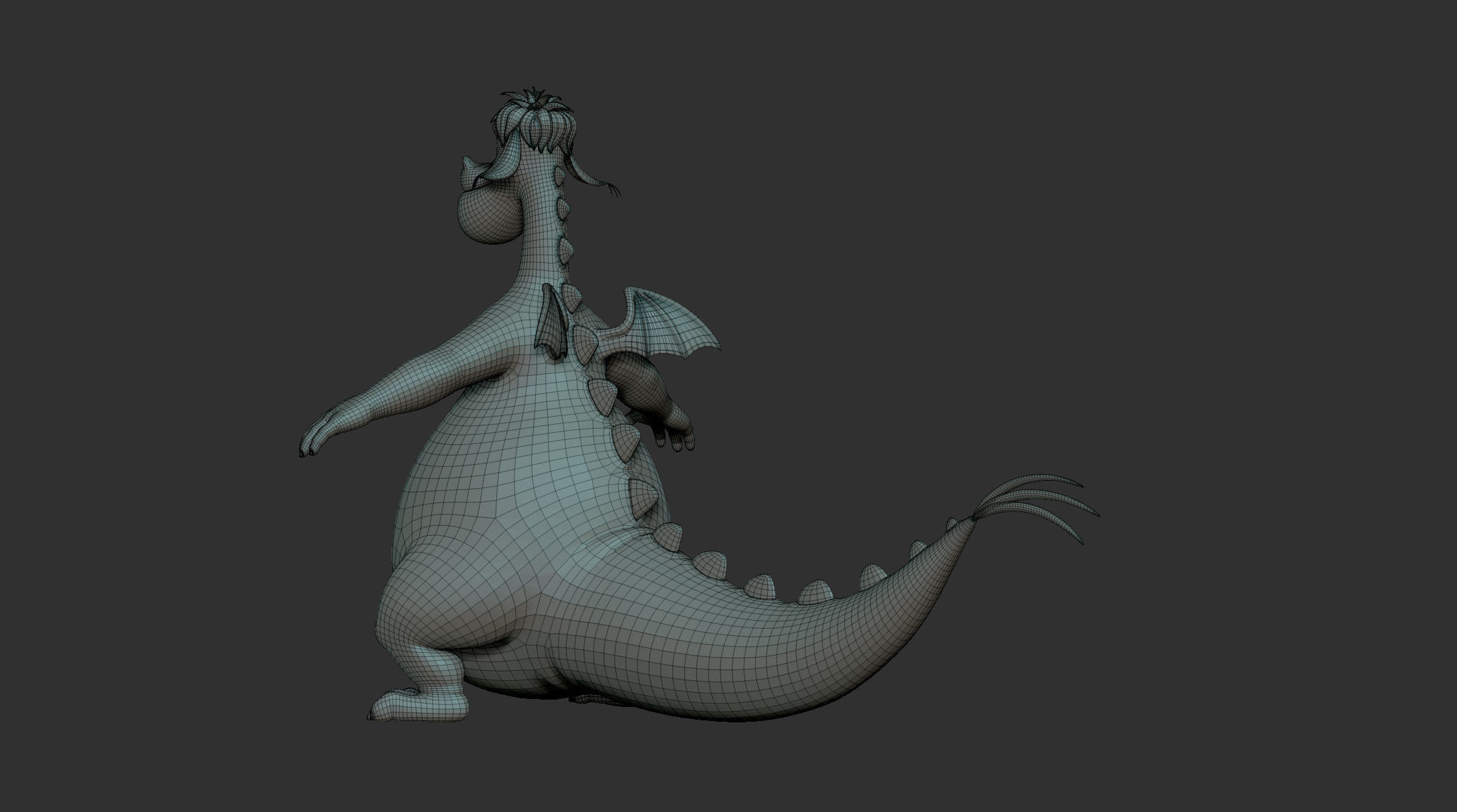 Elliott the Dragon 3D model_20