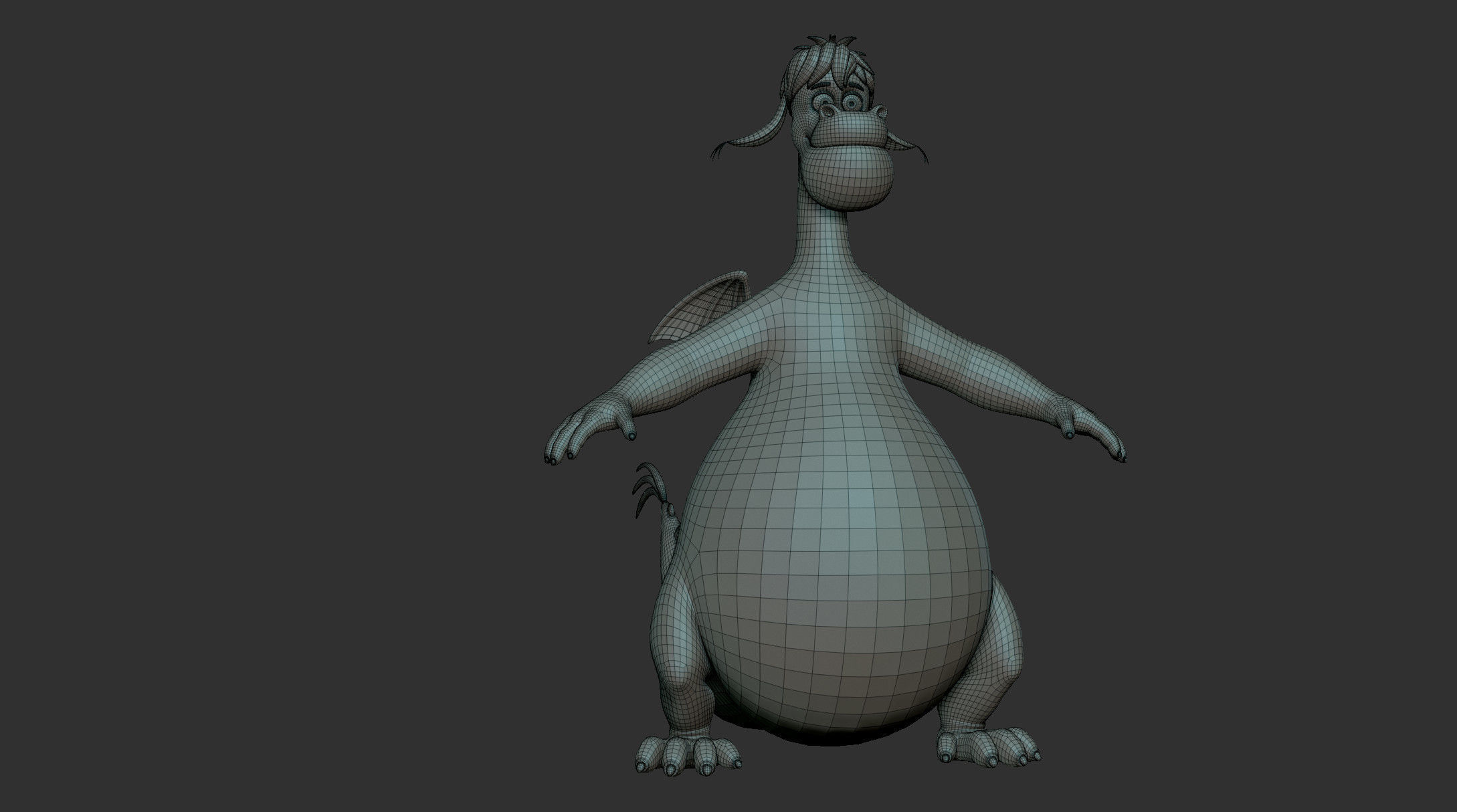 Elliott the Dragon 3D model_13