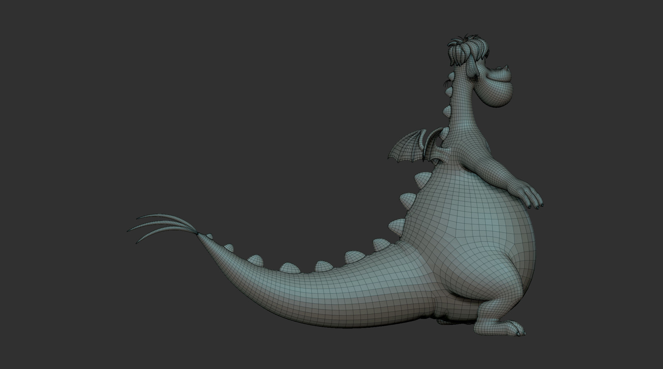 Elliott the Dragon 3D model_16