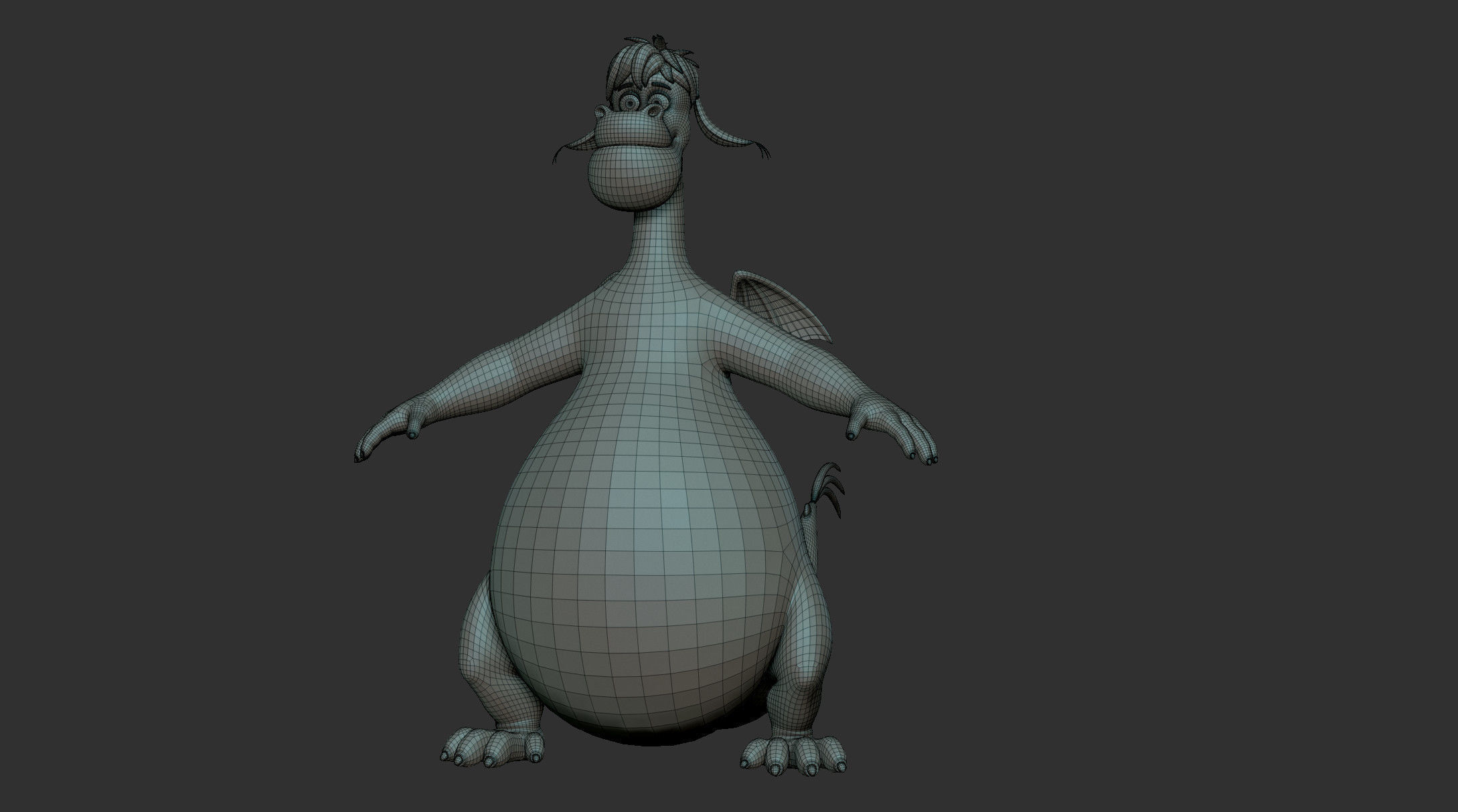 Elliott the Dragon 3D model_24