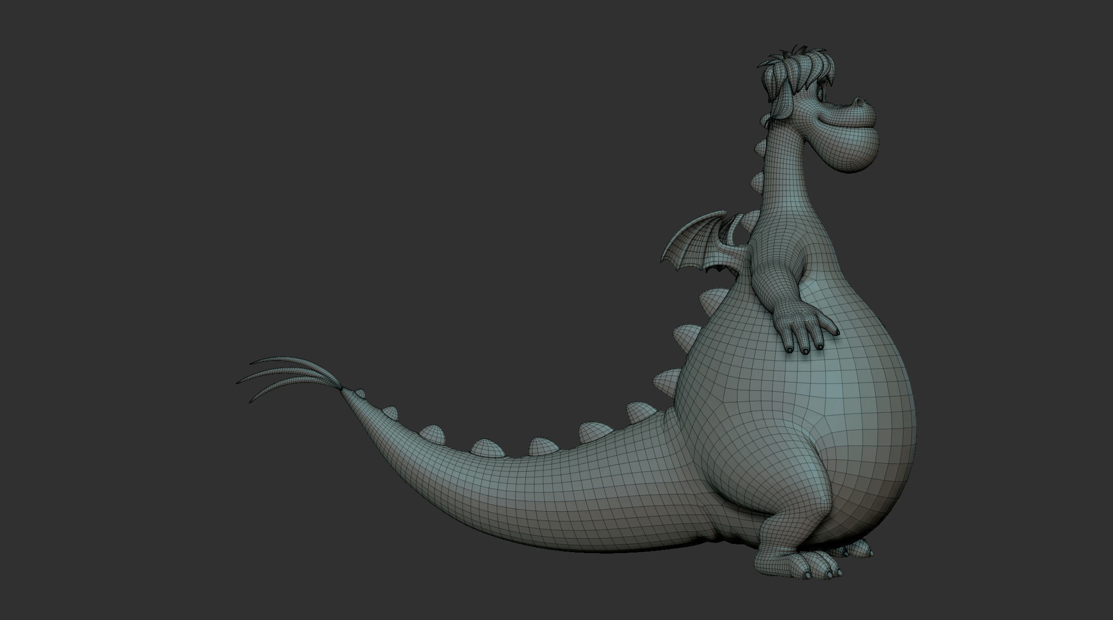 Elliott the Dragon 3D model_15