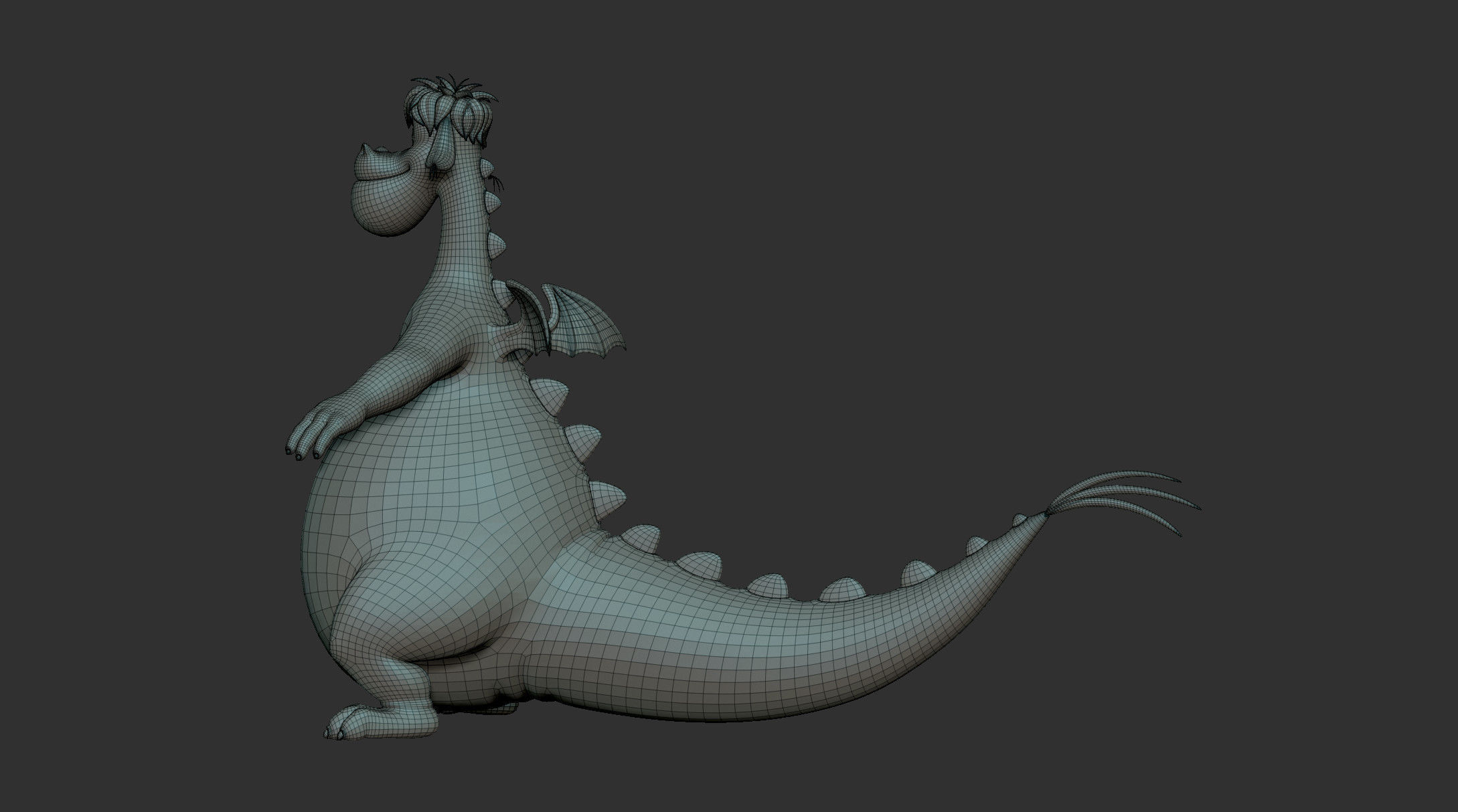 Elliott the Dragon 3D model_21