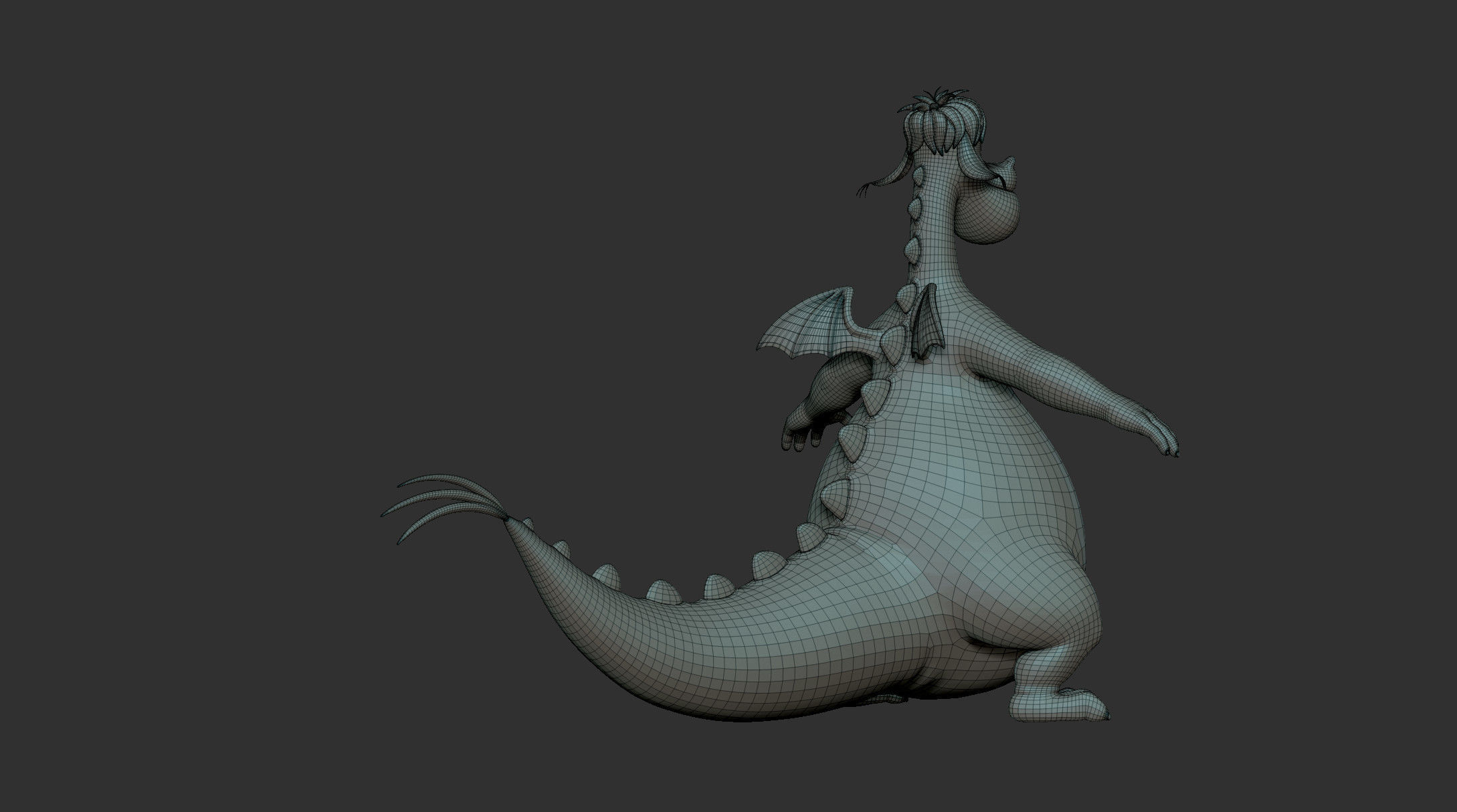 Elliott the Dragon 3D model_17