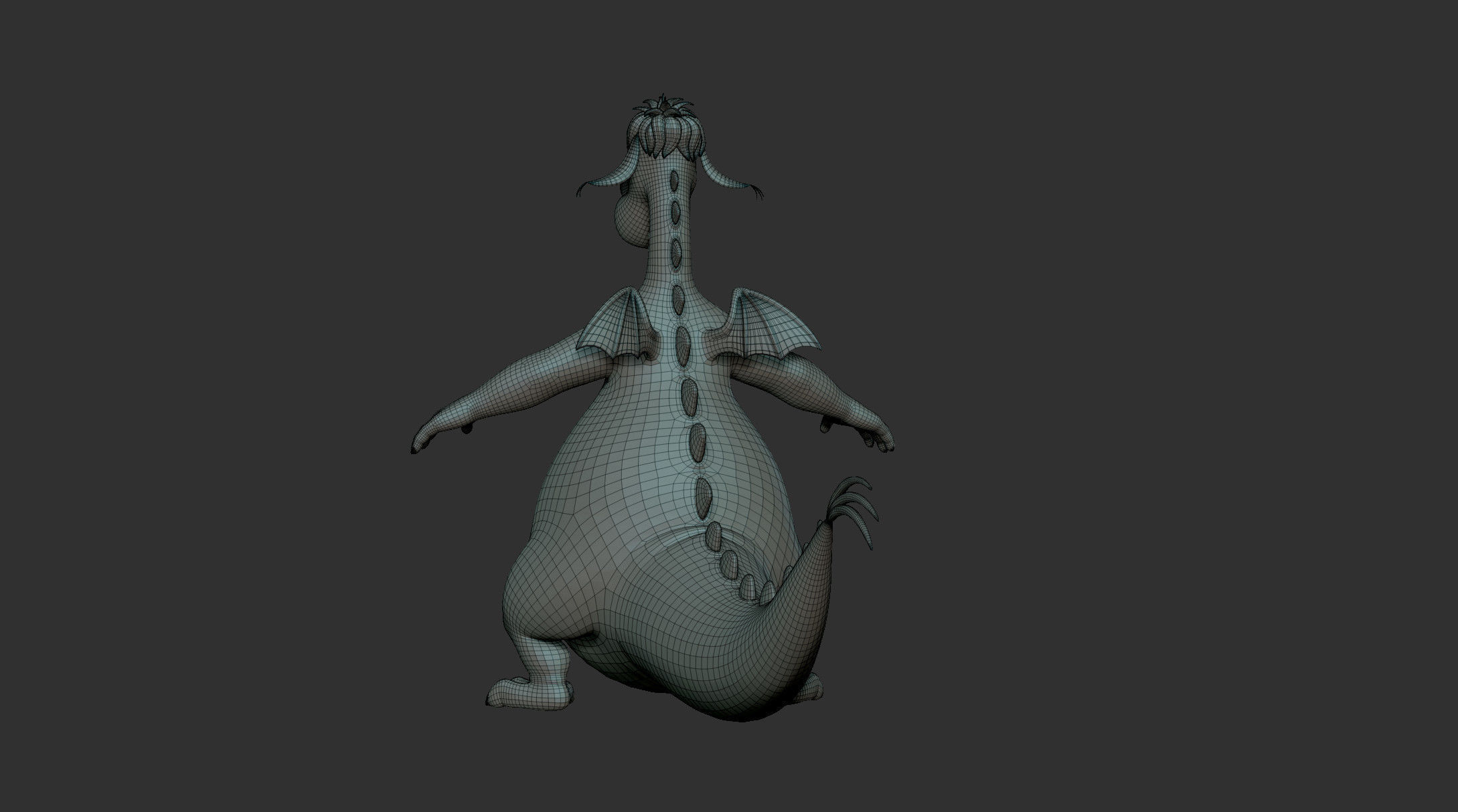 Elliott the Dragon 3D model_19