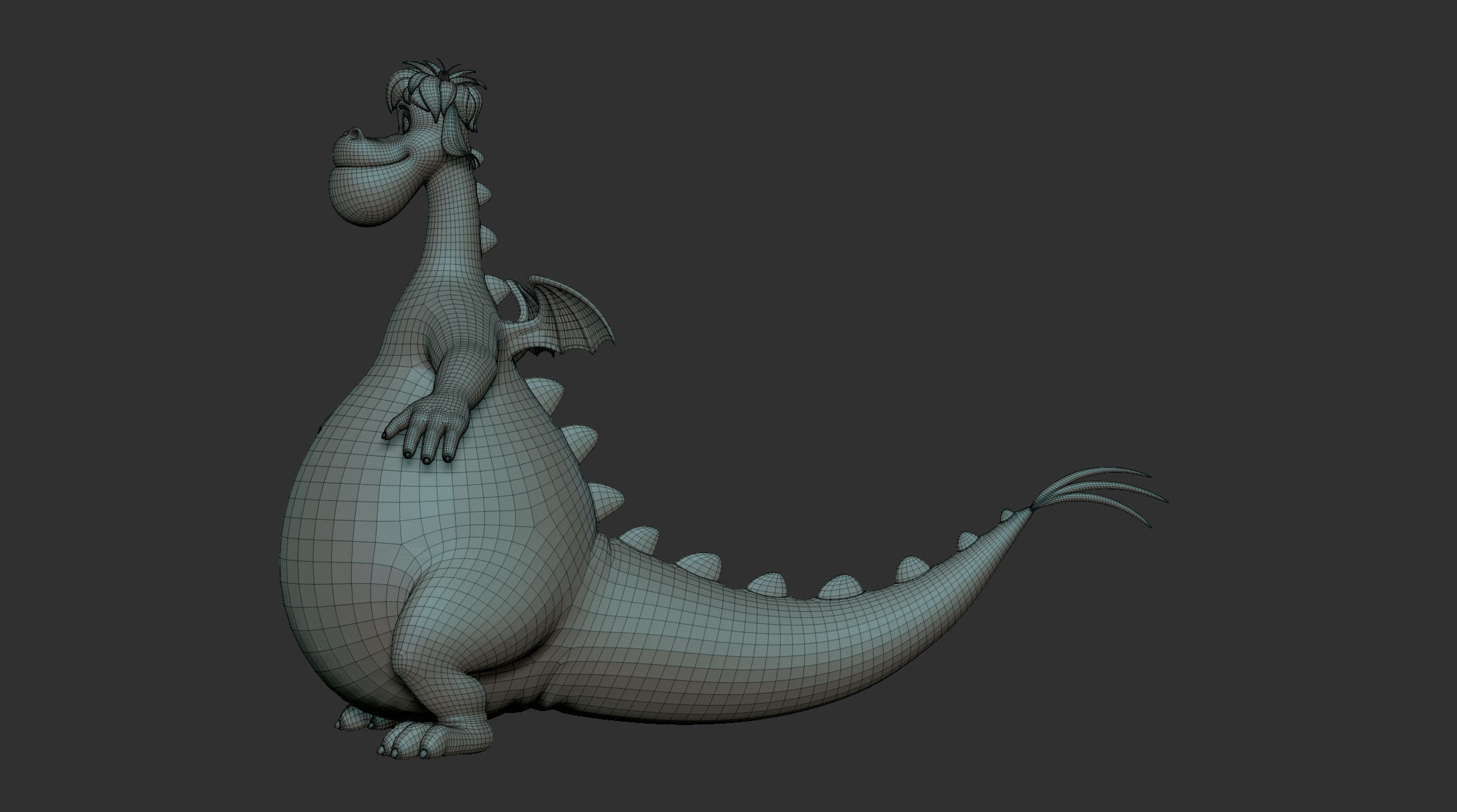Elliott the Dragon 3D model_22