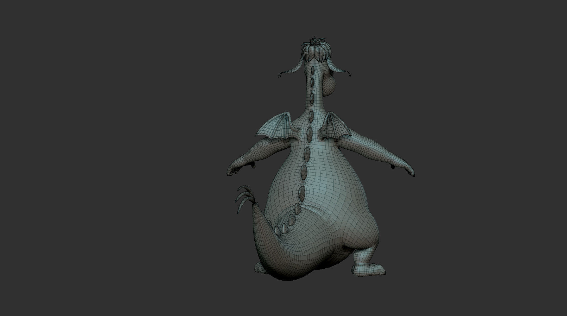 Elliott the Dragon 3D model_18