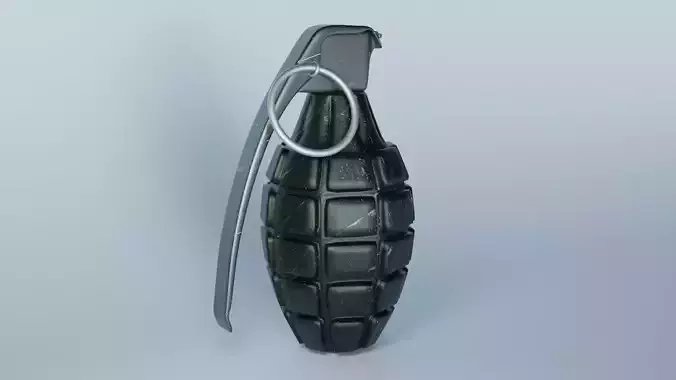 Realistic grenade model