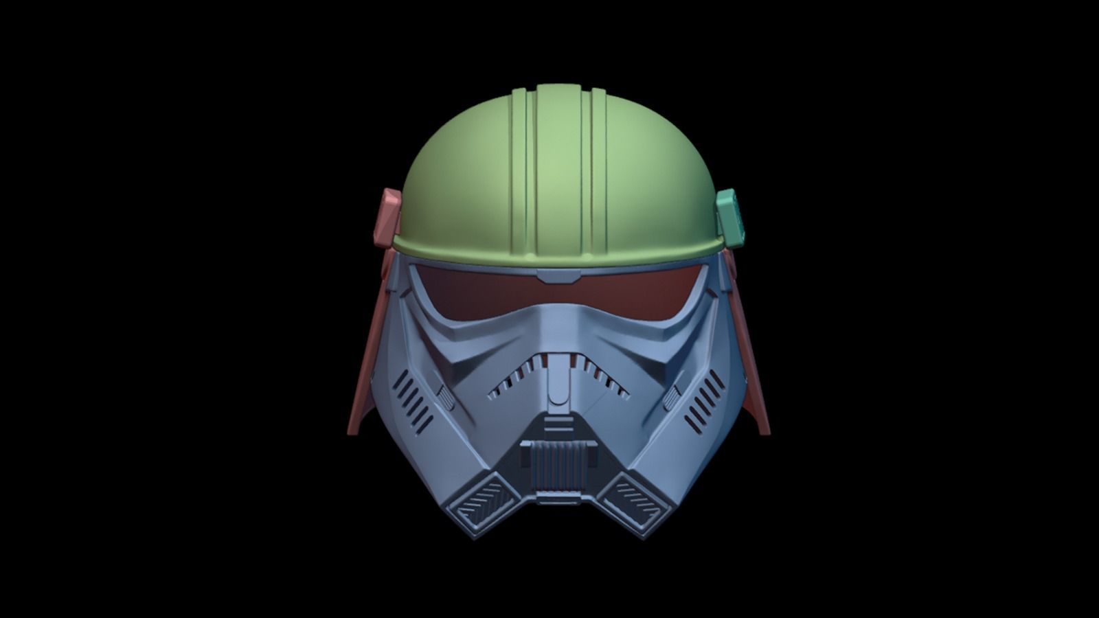 Purge Trooper Phase 2 Helmet 3D print model_2