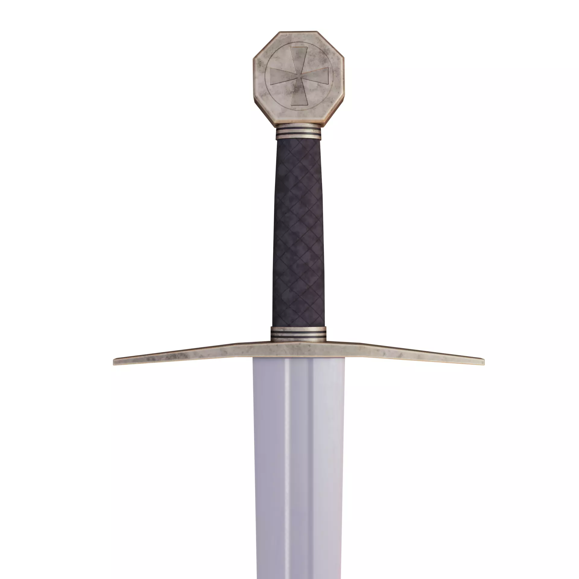 Sword Low-poly 3D model_0