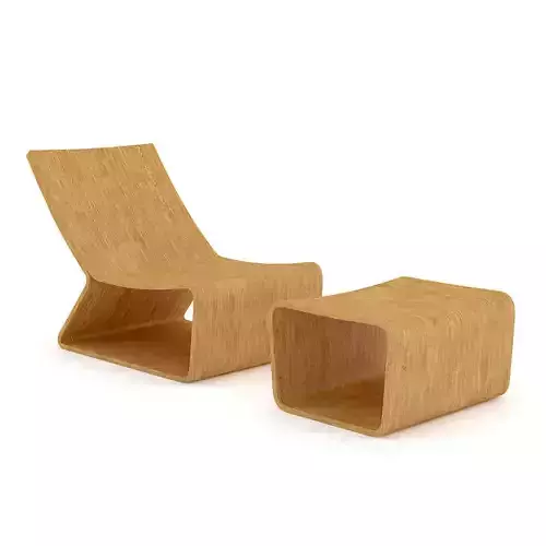 Wooden Lounge Chair