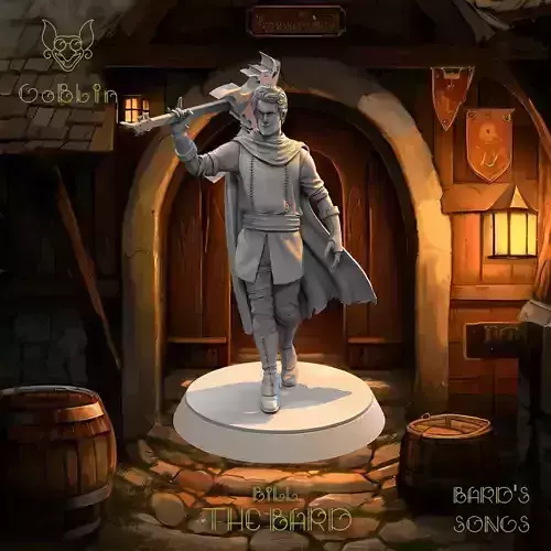 Bill The Bard 3 -Bard s Songs 3D print model