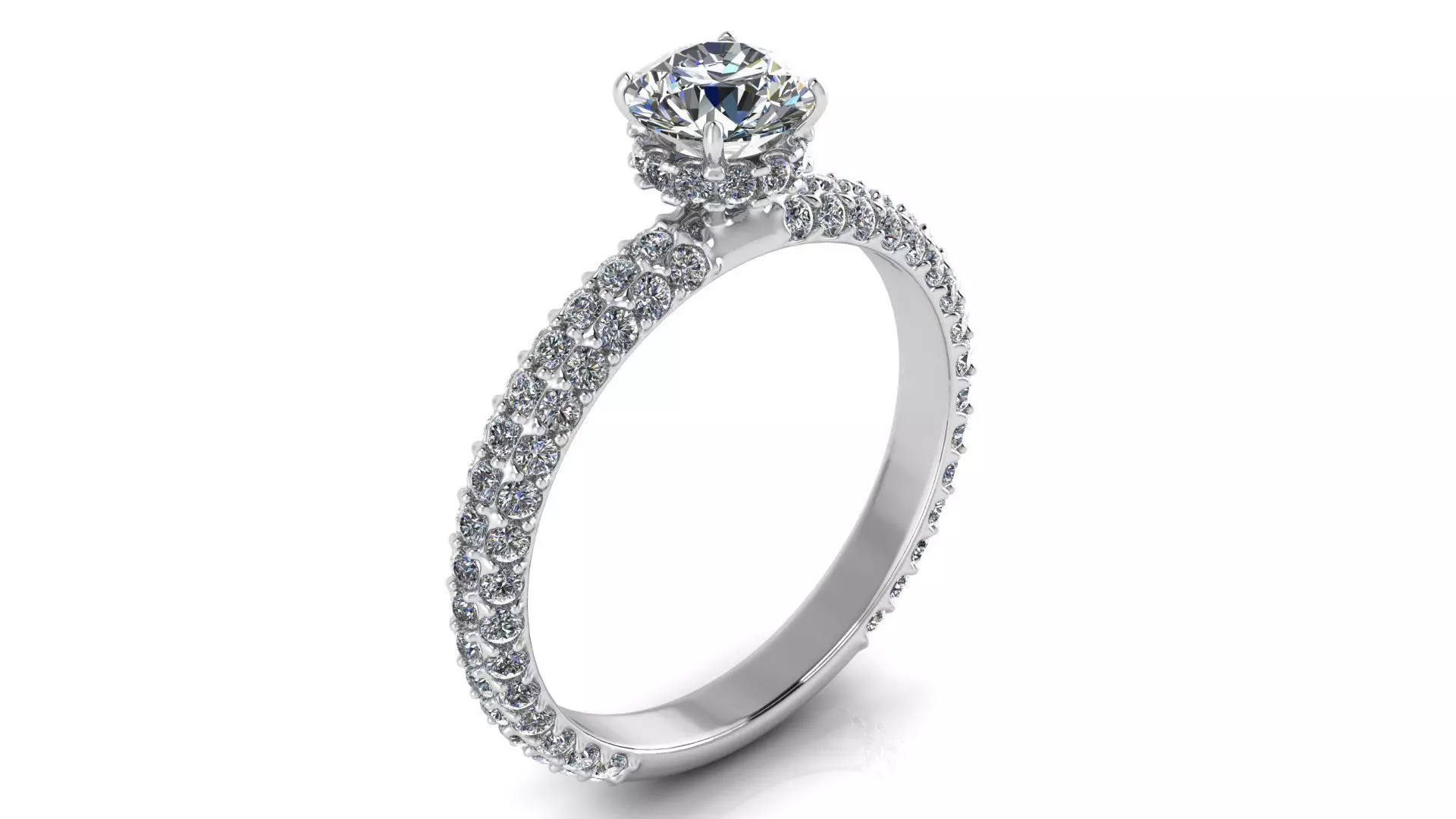 Jewelry Engagement ring 3D print model