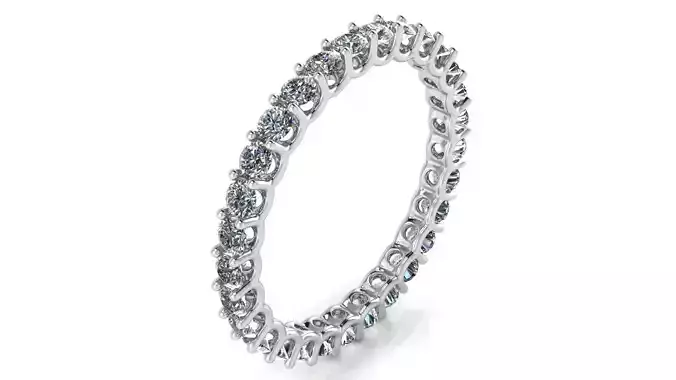 Jewelry Ring With Full Diamonds 