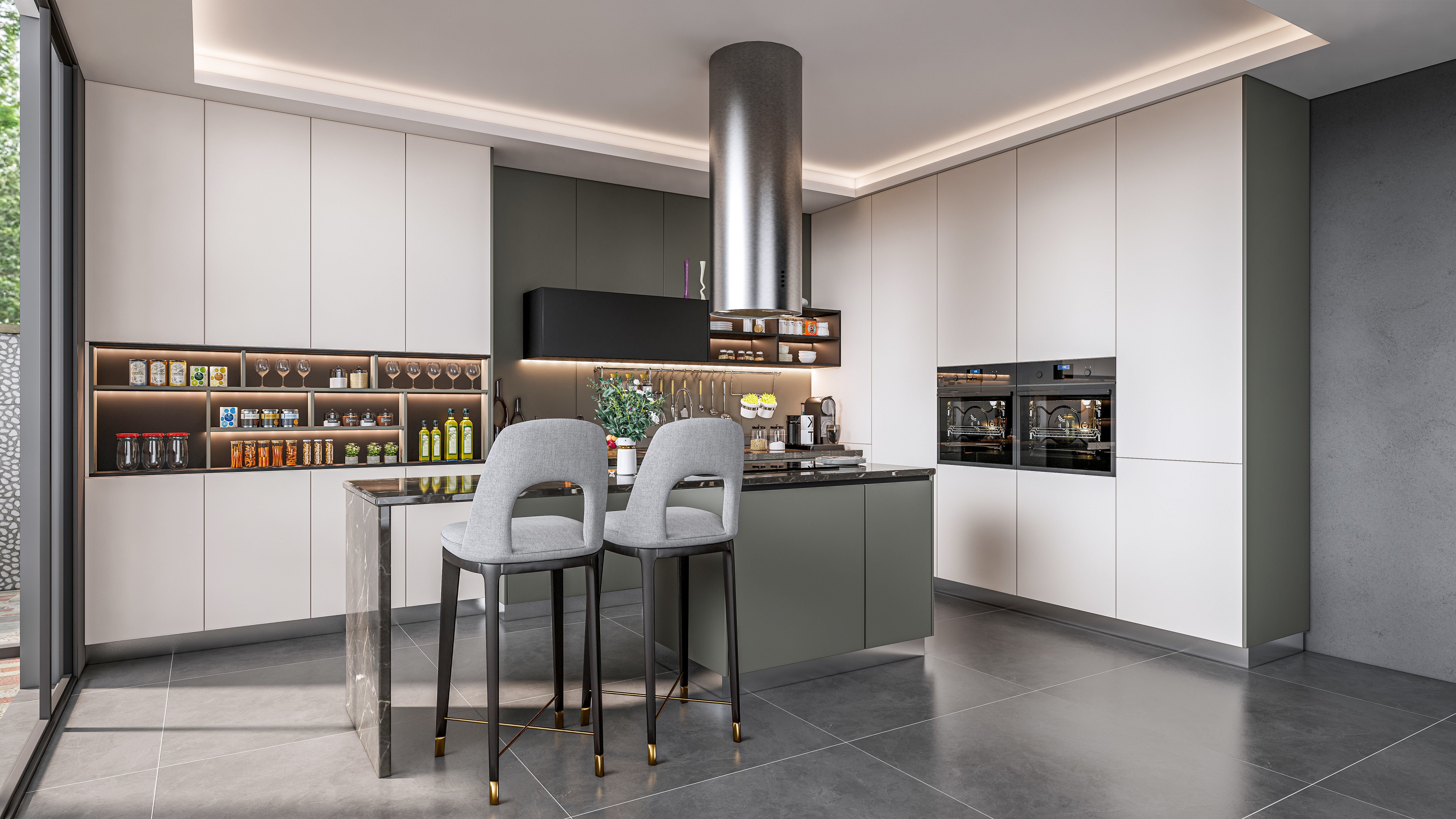 Kitchen fully parametric  Resizable manufacturable  008 3D model_8