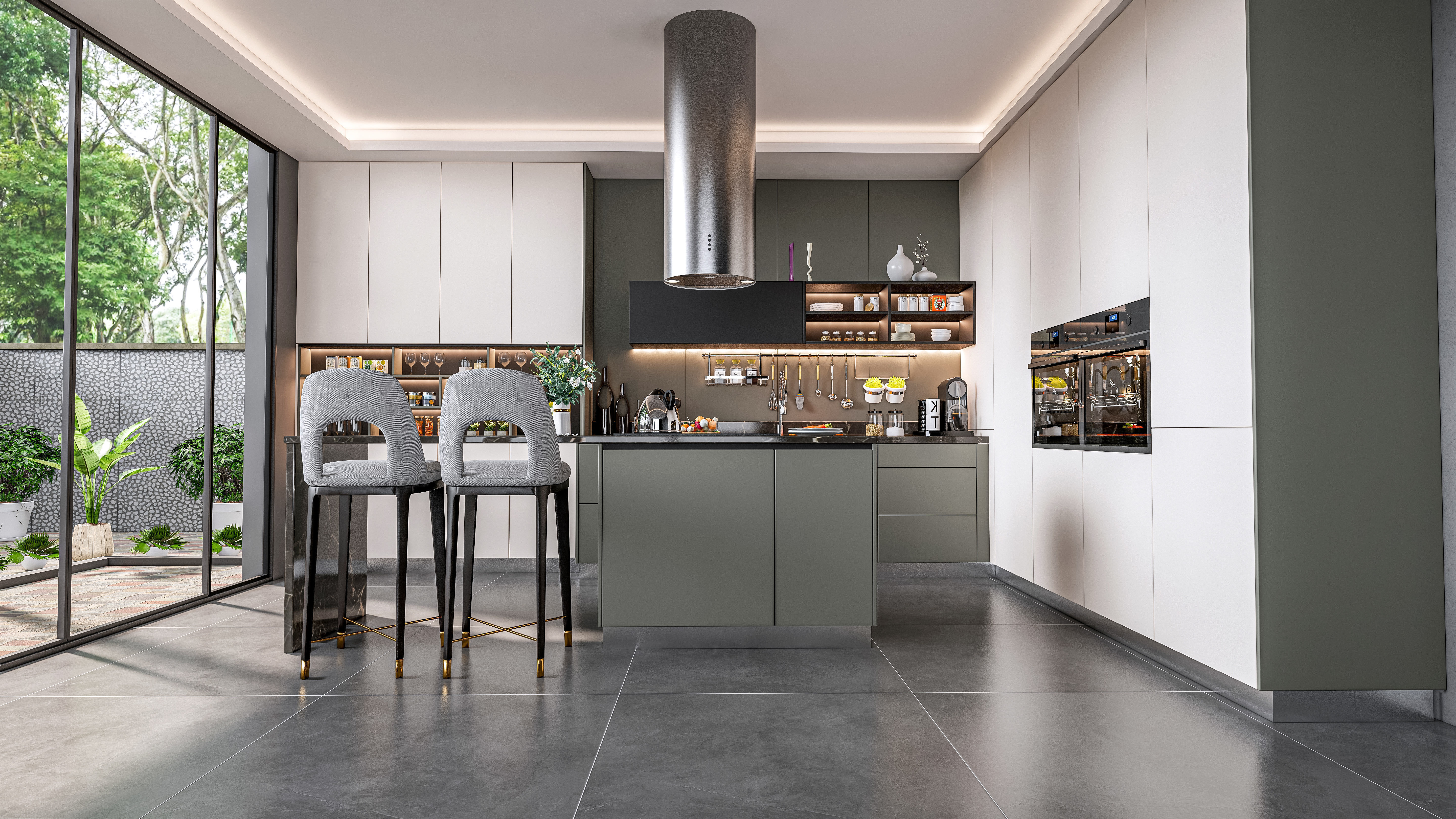 Kitchen fully parametric  Resizable manufacturable  008 3D model_13