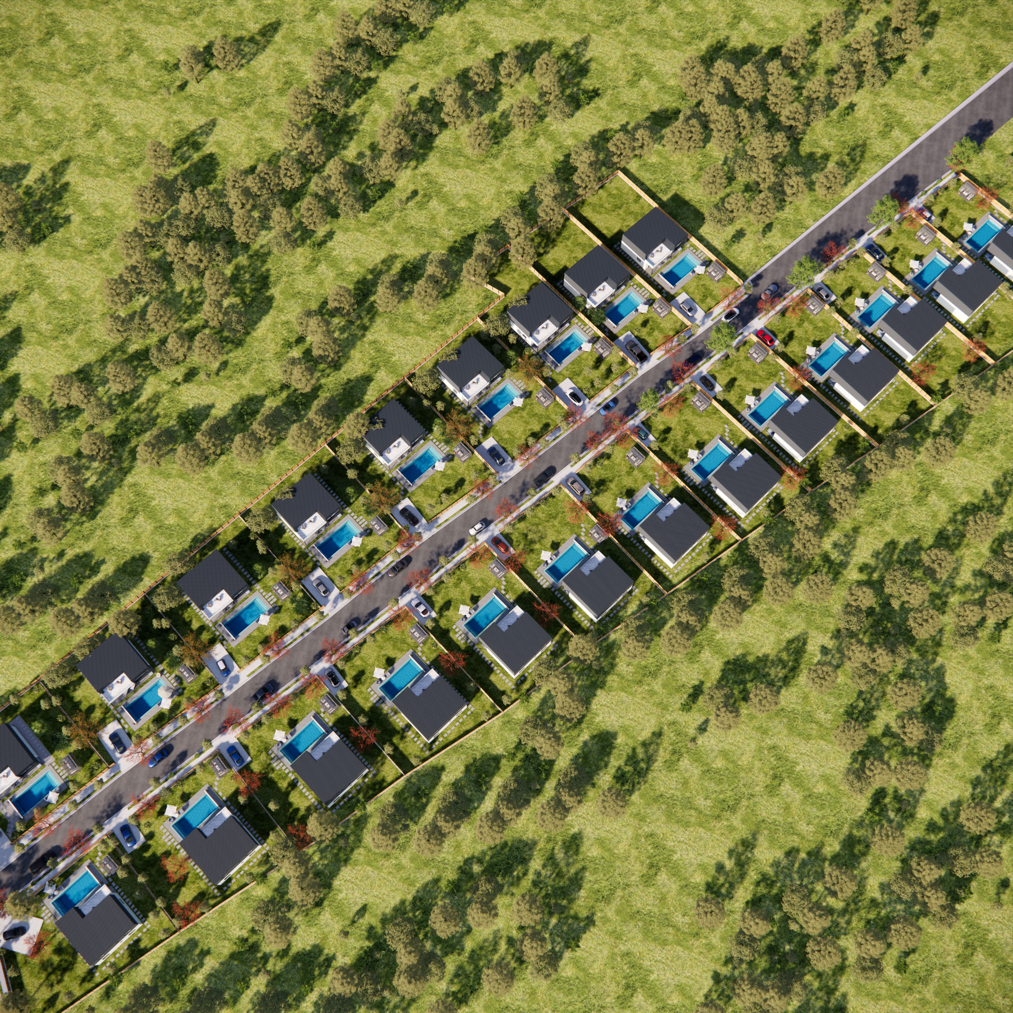 sketchup enscape scene Low-poly 3D model_6