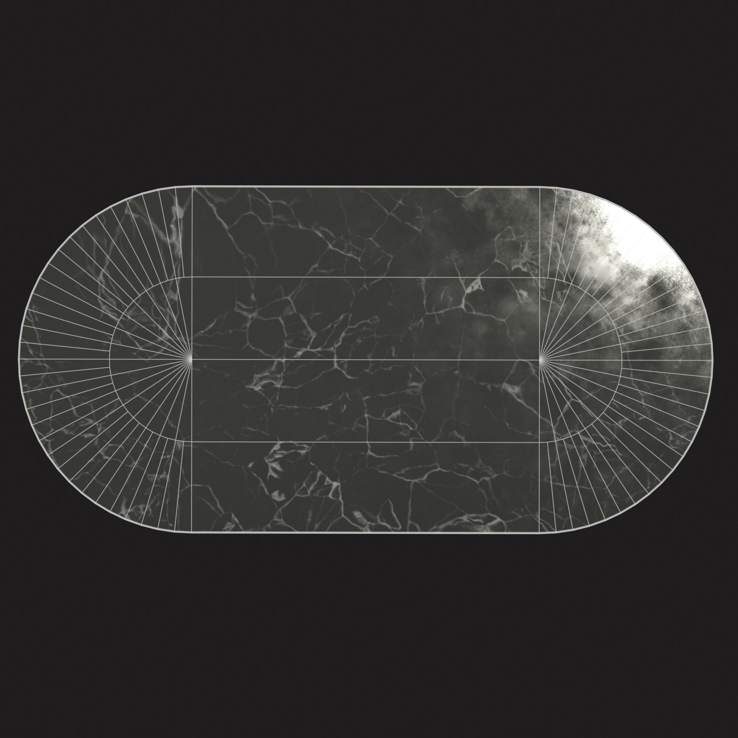 Modern Nesting Table Low-poly 3D model_8