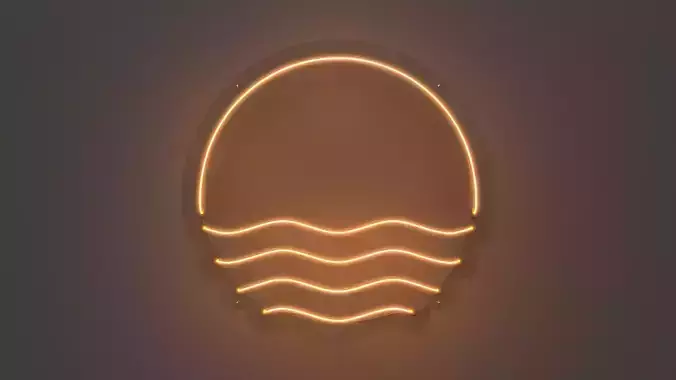 Sunset 1 - Neon Sign