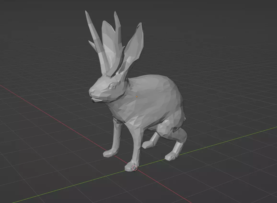 HornedRabbit Free 3D model