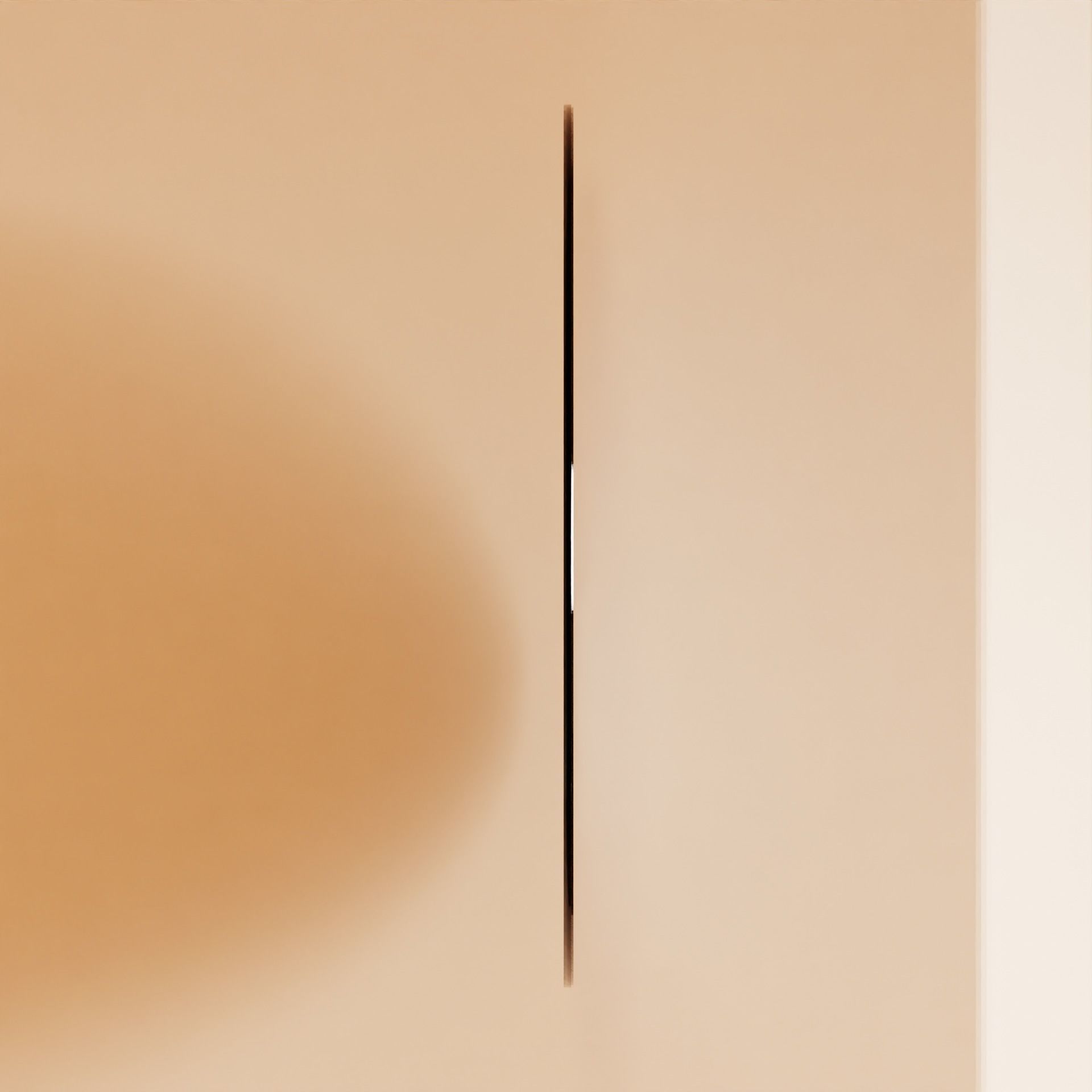 Modern Silver Mirror with Black Metal Frame 3D model_4