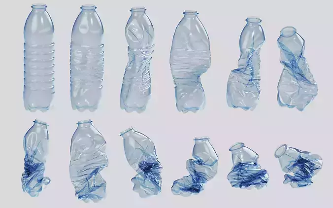 Crushed Plastic Bottle v2