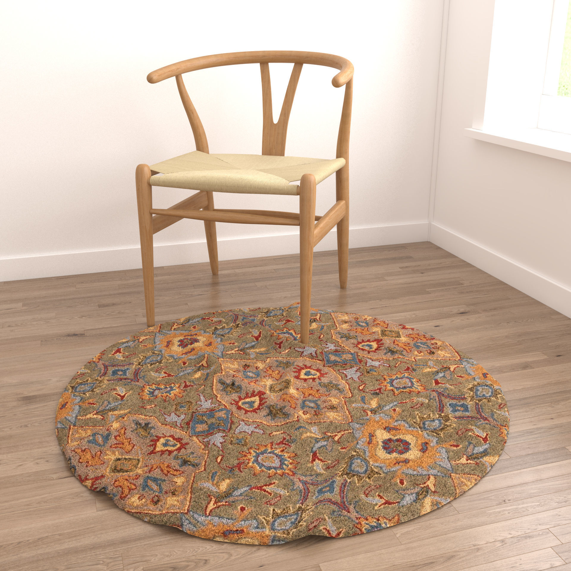 Rugs No 882 Low-poly 3D model_3
