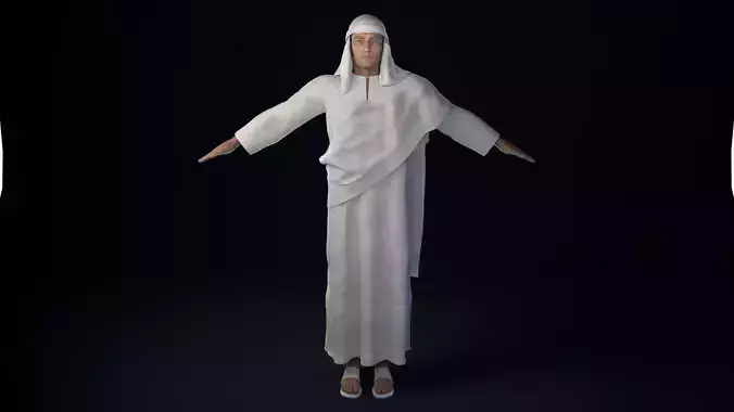 Arabian Man Rigged 3D model