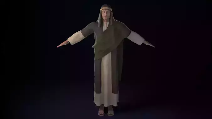 Arabian Man Rigged 3D model