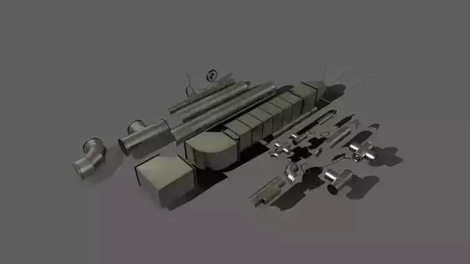 Simple Game ready modular pipes