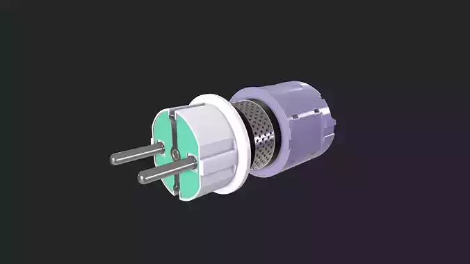Socket adapter Free 3D model