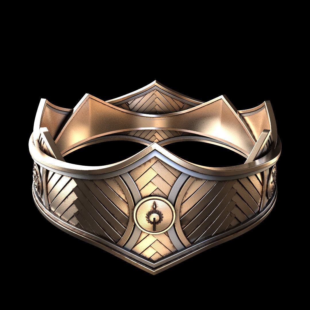 Viserys Targaryen Crown - Show Accurate 3D print model_1
