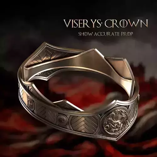 Viserys Targaryen Crown - Show Accurate 3D print model