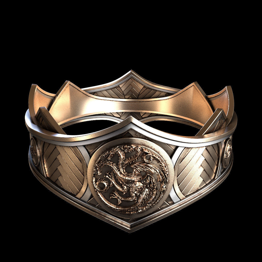 Viserys Targaryen Crown - Show Accurate 3D print model_2