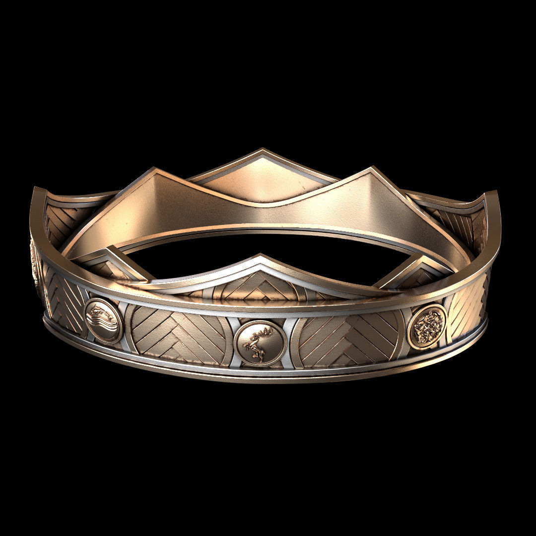 Viserys Targaryen Crown - Show Accurate 3D print model_4